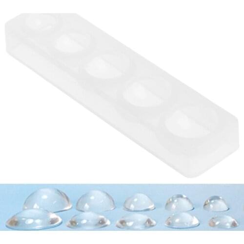 Round Cabochon Silicon Mold Resin Jewelry Necklace Pendant Mould Tools DIY Craft