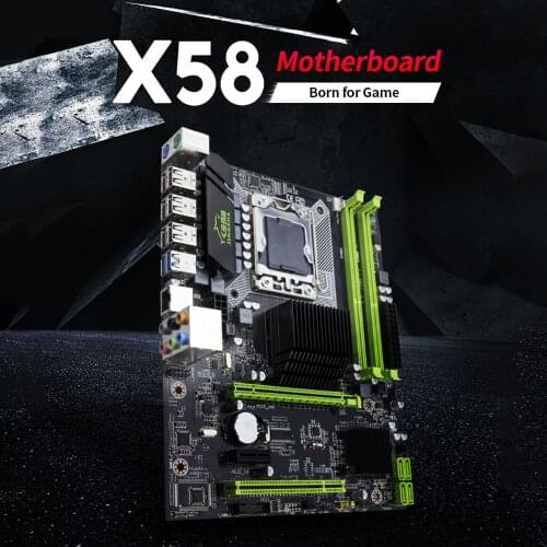 Jingsha X58 Motherboard i7 5675 DDR3 1366PIN Mainboard Support RECC