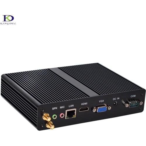 Fanless Mini PC Celeron J1900 Quad Core Windows 7 LAN 2*COM Fanless Mini Computer Celeron NetTop 300M WIFI HDMI VGA HTPC TV BOX