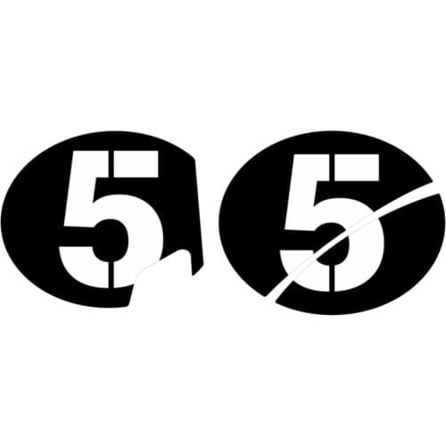 Motorcycle Decals Number 1-20 Case for Vespa Series 2 Sei Giorni GTS 300 GTV250 GTV125 300 HPE