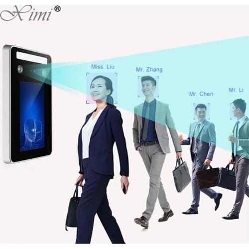 New IP65 Waterproof Dynamic Face Facial Recognition Terminal Door Access Control System With RFID Card Reader And Free Software