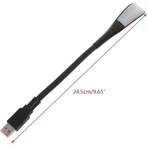 Portable Mini USB Led Lamp Flexible LED In-line USB Light Ultra Bright 14LEDS for Laptop Notebook PC Computer L4MD