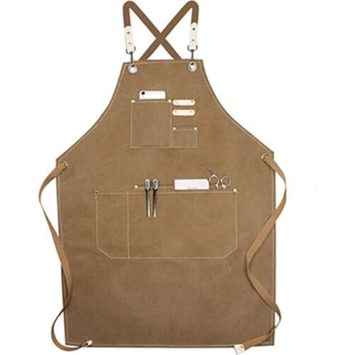 Senyue women waterproof apron kitchen Chef Painter Baker Bartender Hairdresser Catering Uniform gift for brother