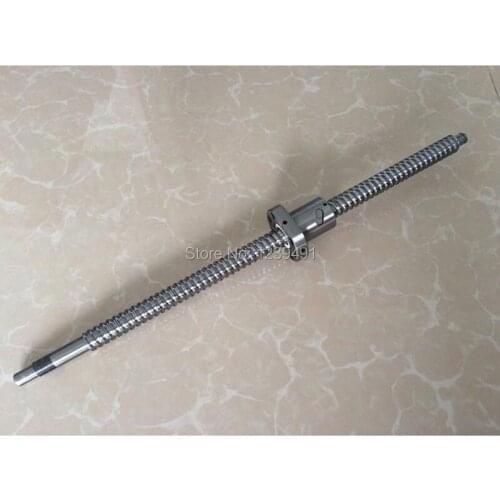 SFU1605 200mm 250mm 300mm 350mm 400mm 450mm 500mm 550mm 600mm 650mm ballscrew BK12/BF12 end machined CNC parts RM1605