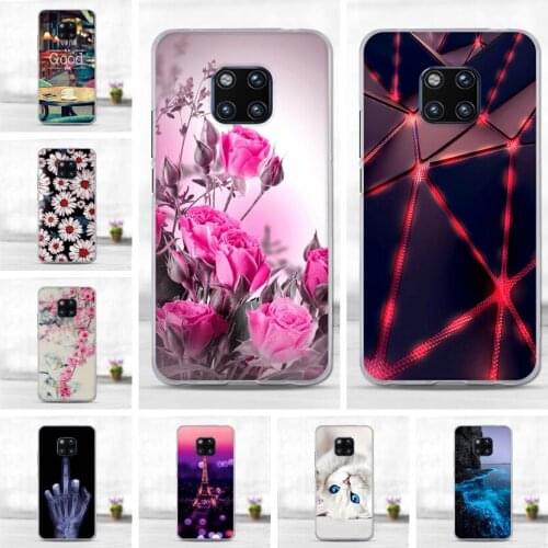 Silicone Case For Huawei Mate 20 Pro Case Soft Phone Cover For Huawei Mate 20 pro Coque Capa for mate20 pro Protective funda