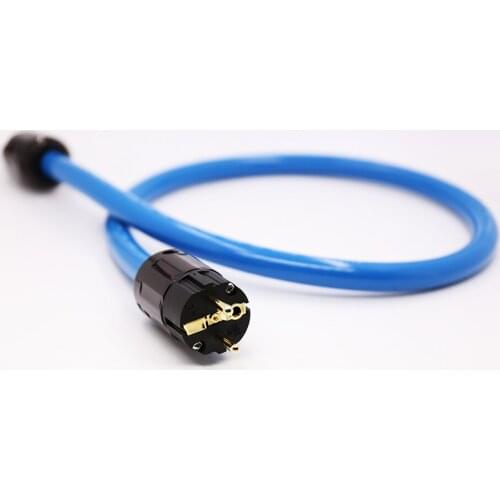 5N Schuko Power Cable Mains Power HIFI EU Mains Power lead Silver Plated High Performance Power Cord With silver shielding