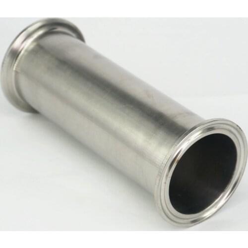 2" Tri Clamp x 51mm OD Pipe SUS304 Stainless Steel Sanitary Spool Tube Length 152mm(6") For Homebrew