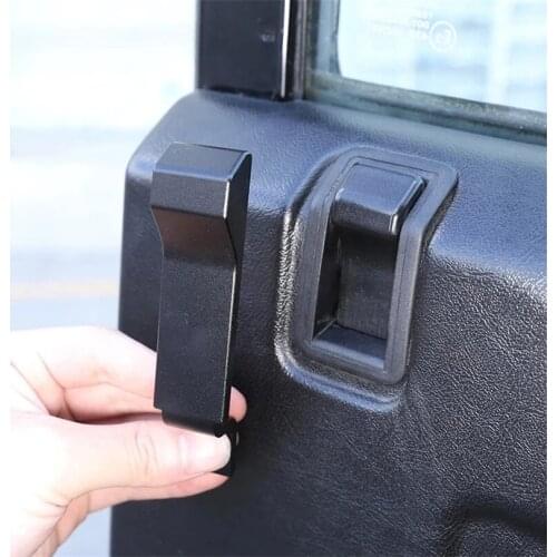 Car Door Latch Handle Decoration Cover Aluminum Alloy For Land Rover Defender 110 130 2004-2018 Auto Accessories