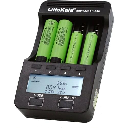 Liitokala lii-500 LCD Display 18650 Battery Charger lii500 for 18650 17500 26650 1634014500 AA AAA Ni-MH Rechargeable Battery
