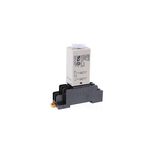 10 set base + time timer relay 8pin H3Y-2 H3Y DC12V 5A 0.5min-10min 10min QC