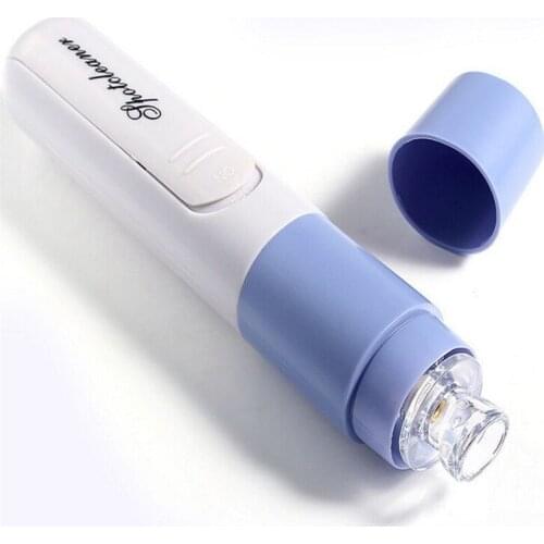 100Pcs/Lot Electric Facial Pore Cleanser Skin Cleaner Face Dirt Suck Up Vacuum Acne Pimple Remover Blackhead Clean Massage Tools