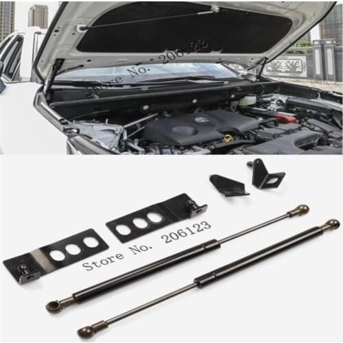 2Pcs Auto Car Front Engine Bonnet Gas Struts Bars Damper Hood Lift Support Shock For Toyota RAV4 2019 2020