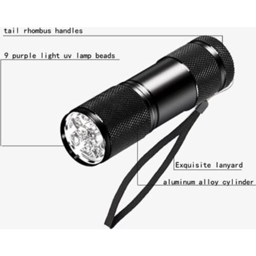 2in1 UV +White light LED Flashlight Linternas Torch 395nm Ultraviolet Detector for camping Carpet Pet Urine Catch Scorpions