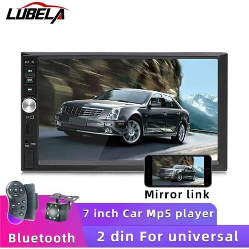 Car radio 2 din bluetooth 7-inch universal multimedia mp3 MP5 video player FM modulator stereo receiver audio USB TF, no camera