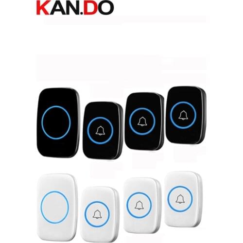 With 3 push bell sets wireless door bell set by 110-220V wireless doorbell ip44 300M door chime door ring for villa