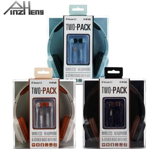 PINZHENG SY-BT1605 Bluetooth Wireless Earphone Headphone For Phone Computer Gaming Hedset Earbuds Wireless Headphone Mp3 Player