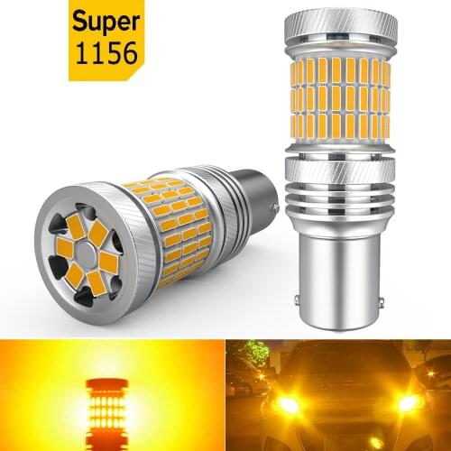 Canbus Error Free LED Bulb 1156 BA15S P21W BAU15S PY21W W21W Car Turn Signal Light For BMW E36 E46 E34 X3 X5 E53 3/5 SERIES E30