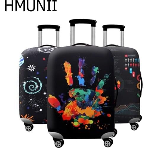HMUNII Travel Accessories Luggage Case Elastic Luggage Dust Cover Travel Suitcase Protective Cover Apply to 18''-32'' Suitcase