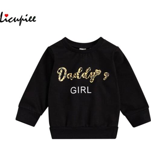 Kid Girl Boy Top Sweatshirts Casual Fall Spring Round Neck Long-sleeve Casual Elastic Cuff Hem Windproof Warm Letters 1-3 Years