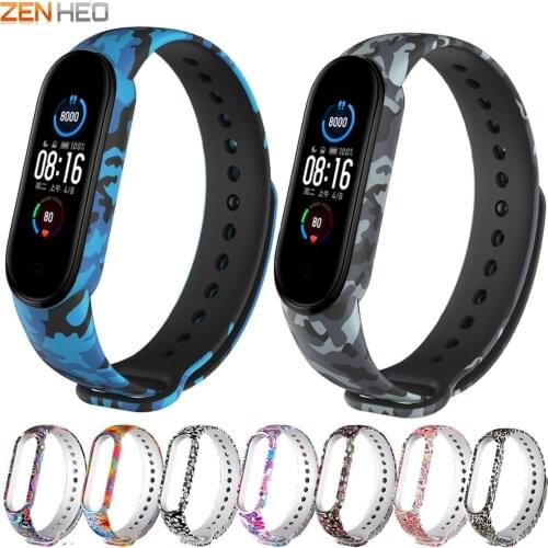 For Xiaomi Mi Band 5 Bracelet Strap Replacement Silicone Wrist Strap For Xiaomi Mi Band 5 Wristband