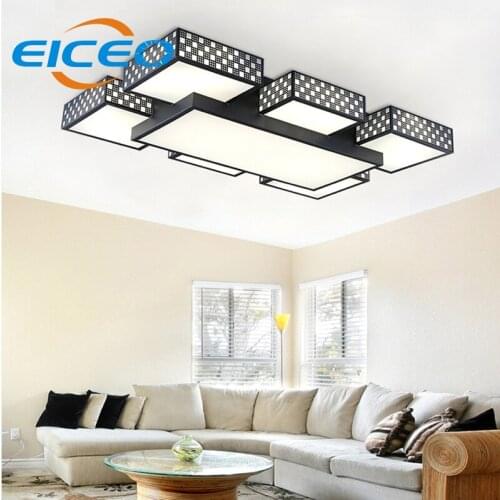 EICEO) LED Ceiling Light Modern Lamp Minimalist Rectangular City Hall Sky Lighting Lamps Bedroom livingroom lights