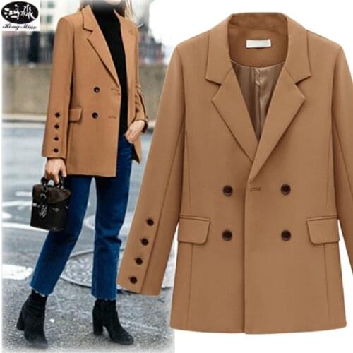 HongMiao Women's Casual Blazers