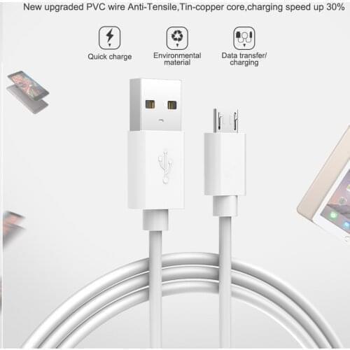 Micro USB Cable 2.4A Fast Charging Android Cable Cord Mobile Phone Charger Cabel Kabel for Oukitel K6000 Pro C8 K3