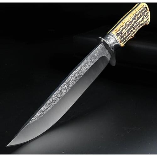 Forged short knife camping hunting knife rescue knife outdoor EDC fixed blade knife health knife cold steel