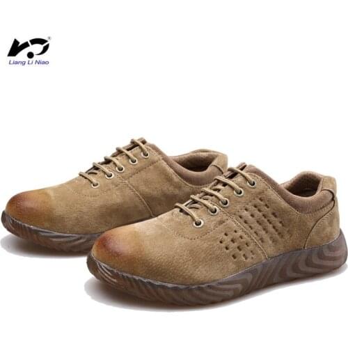 2020 Shoes Men and Women Steel Toe Cap Work Safety Shoes Puncture-Proof Boots Lightweight Breathable Sneakers