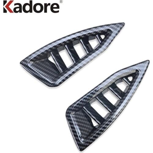 For Subaru Outback 2020 2021 2022 Carbon Fiber Interior Air Condition Vent Outlet Cover Trim AC Frame Car Accessories 2pcs LHD