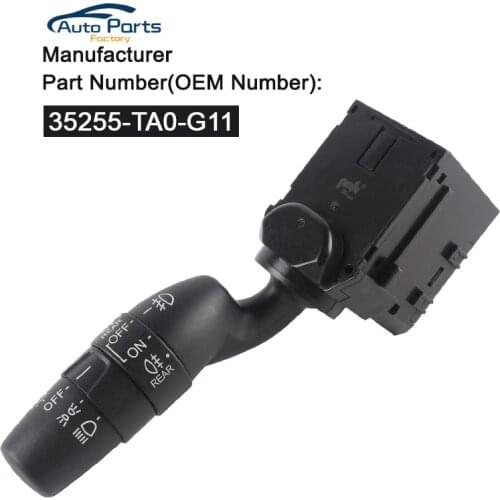 New Lighting Turn Signal Switch For Honda Civic Accord CITY CRV Fit 35255-TA0-G11 35255TA0G11