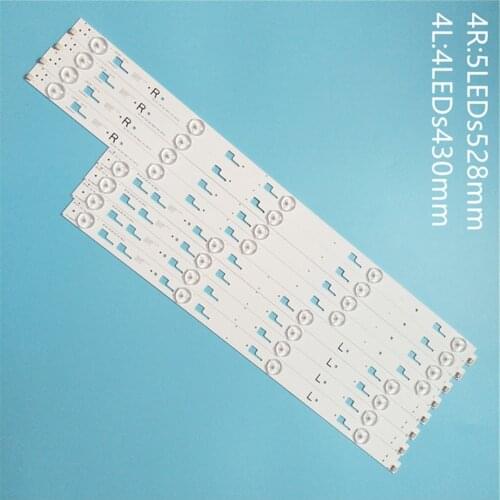 New 8 pcs/set LED Backlight stip for SONY KD-49X8005 KD-49X8005C SYV4942 KD-49X8000C SVY490A23_REV00_5LED_R L LC490EQY-SHM2