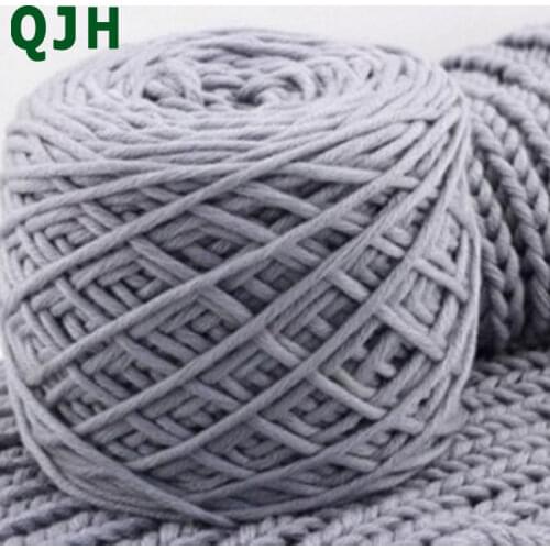 Wholesale 3 balls/ 600g Soft&warm Wool thick yarns High-grade not pilling hand knitting Scarf Sweater Natural milk cotton thread