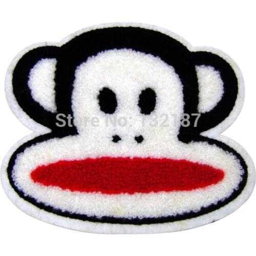 Wholesale fashion towel patch sew on embroidery label DIY patches for sweater jacket sportwear TP-001