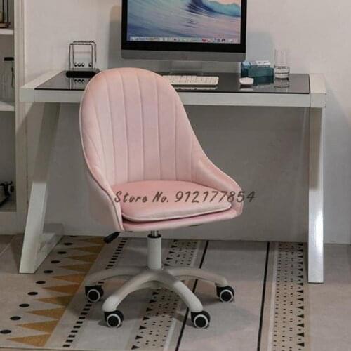 Simple learning chair computer sofa chair light luxury lift chair office chair comfortable swivel chair back net red desk chair