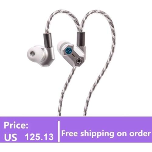 Shuoer Tape Pro | Magnetostatic Dynamic hybrid IEM headphones with bass tuning screws and dual pin silver plated copper cables