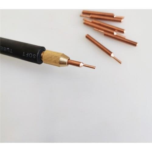 Welding needle Aluminum oxide copper 3mm Eccentric rod welding machine welding pen brazing battery special nickel plate