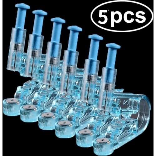 5PCS Disposable Ear Piercing Guns Painless Sterile Puncture Ear Piercer Machine Tool for Earrings Studs Ear Piercing Gun Kit