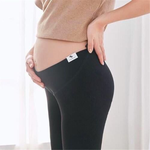Spring Modal Thread Low Waist Pregnant Women Wear Leggings Summer Pregnancy Pants