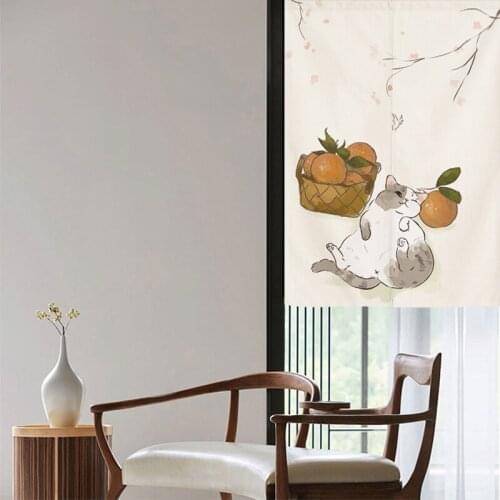 Kitchen door curtain oil fume proof household partition curtain folk custom toilet block brake half portiere decoration screen