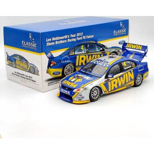 1:18 Classic For Lee Holdsworths 2012 Stone Brothers Racing Ford FG Falcon #4 NO.18505 Diecast Models Auto Toys Collection