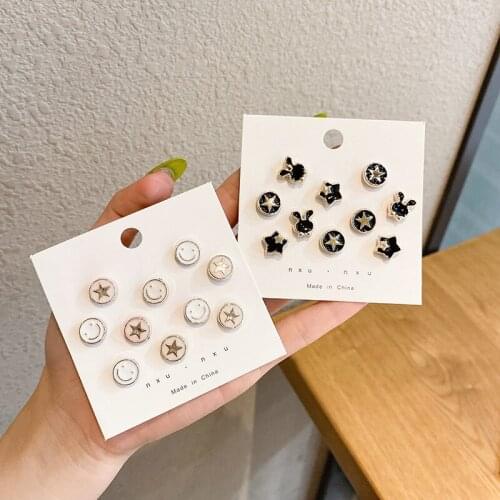 10/20/30Pcs/Set Pearl Rhinestones Anti-exposure Pin Collar Button To Fix Clothes Invisible Brooch Flower Star Crown Fashion Pin