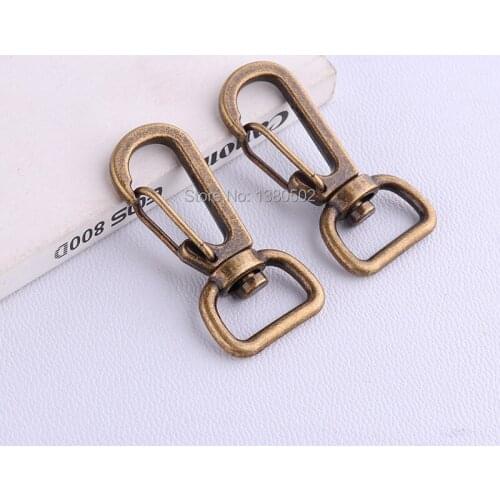 10pcs/lot bronze color unique Design metal Swivel Snap Hook Lanyard buckles
