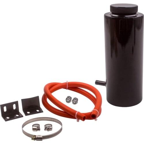 800ML Aluminum Radiator Coolant Oil Catch Water Tank For Overflow Reservoir Oil Pipe 0.8L