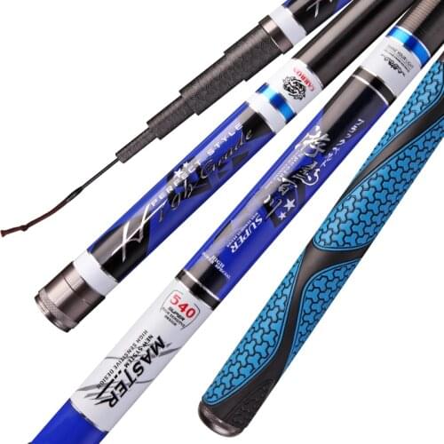 8H 10H Ultra-hard Tilapia Fishing Rod Black Pit Carp Fishing Poles Hand Olta Carbon Fiber Fishing Canne Pesca Fishing Tackle