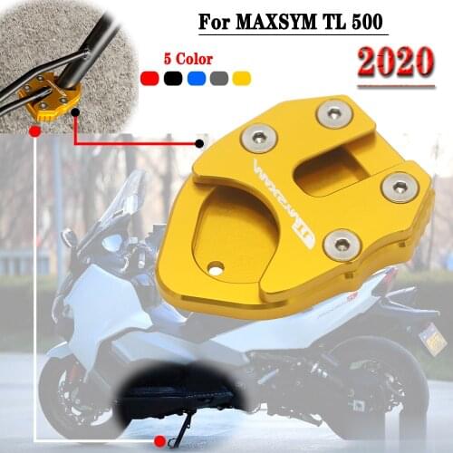 For SYM MAXSYM TL 500 Maxsym TL500 tl500 2020 Motorcycle Accessorie Performance Foot enlarger side stand extenstion plate Fits