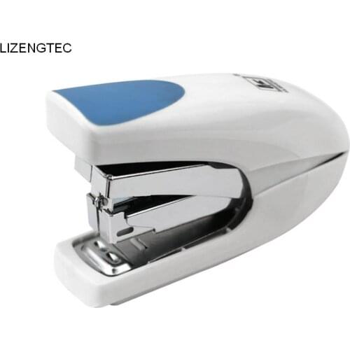 Free Shipping LIZENGTEC New Design Fashion Labor Saving Stapler for Paper Document For School Office Factory Supplies