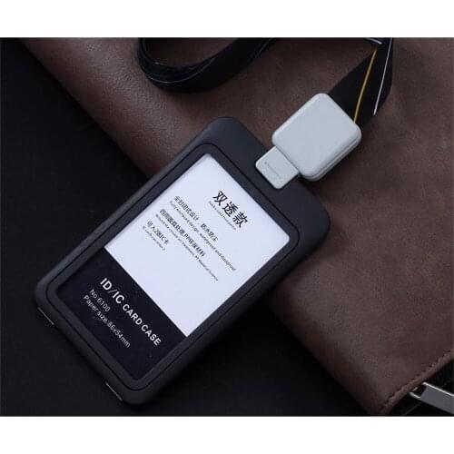 Safe Reel Sling Name Badge Badge Custom Card Cover with Suspension Lanyard Cord for Doctor Nurse Student Staff