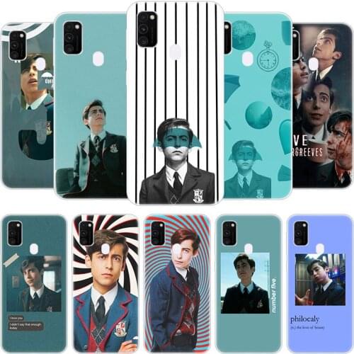 Five Hargreeves Umbrella Academy Soft Case for Samsung Galaxy F41 M01Core M02S M12 M21S M30S M31S M42 M51 M62 A6 A7 A8 Plus 2018