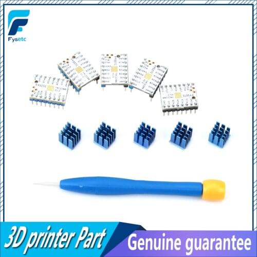 4pcs TMC2208 v1.2 Stepping Motor Mute Driver Stepstick Power Tube Built-in Driver Current 1.4A Peak Current 2A Replace TMC2100